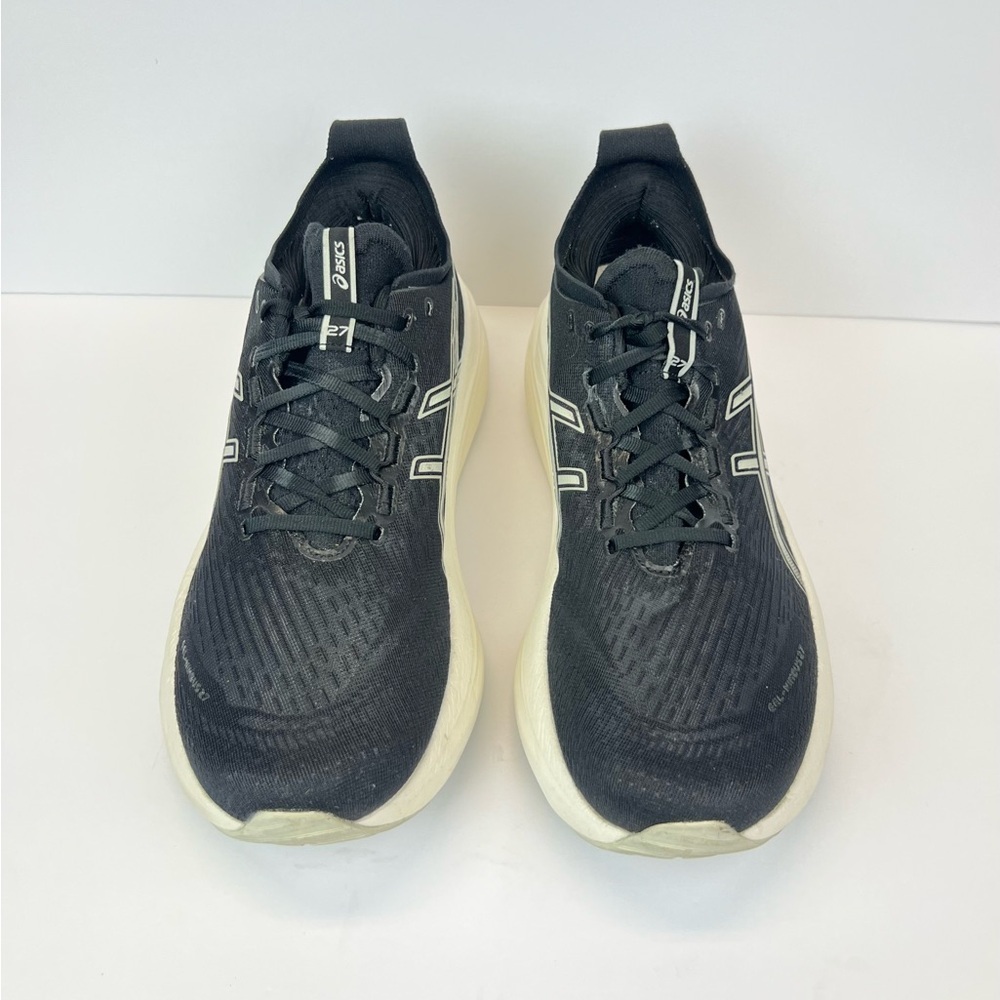 ASICS Women's Black and White Athletic Shoes - Picture 3 of 8